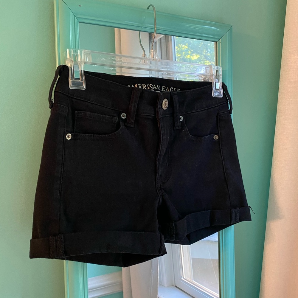 American eagle midi shorts
